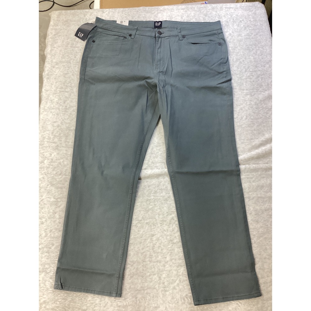 Gap Mens 5 Pocket Pant Slim Fit Stretch Twill Blue‎ Grey 40x30 GP007911 NEW